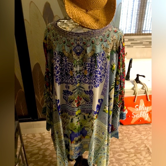 Camilla My MARJORELLE Split Sleeve Short Kaftan NWT - Picture 11 of 11